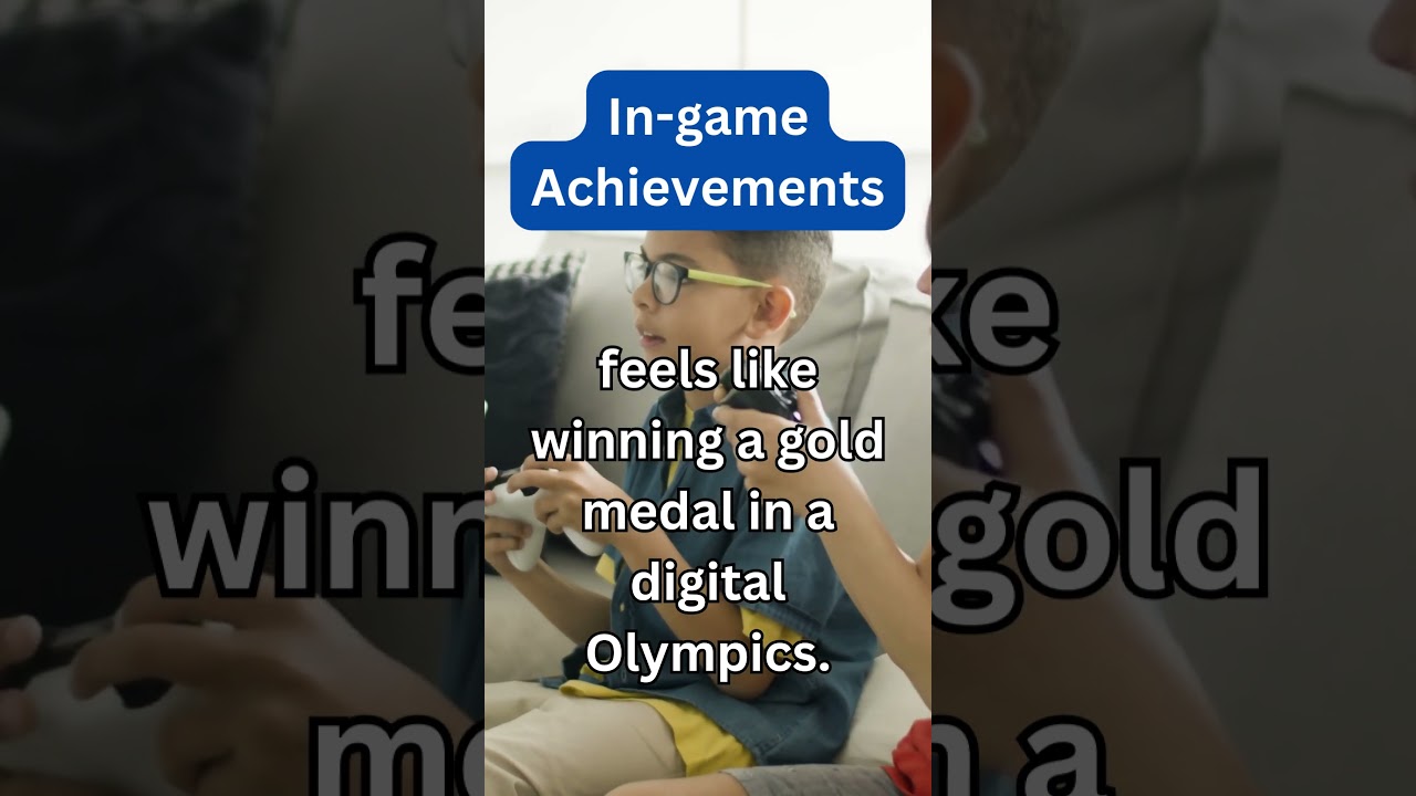 Unlocking rare achievement feels like winning a gold medal in a digital Olympics #IngameAchievements