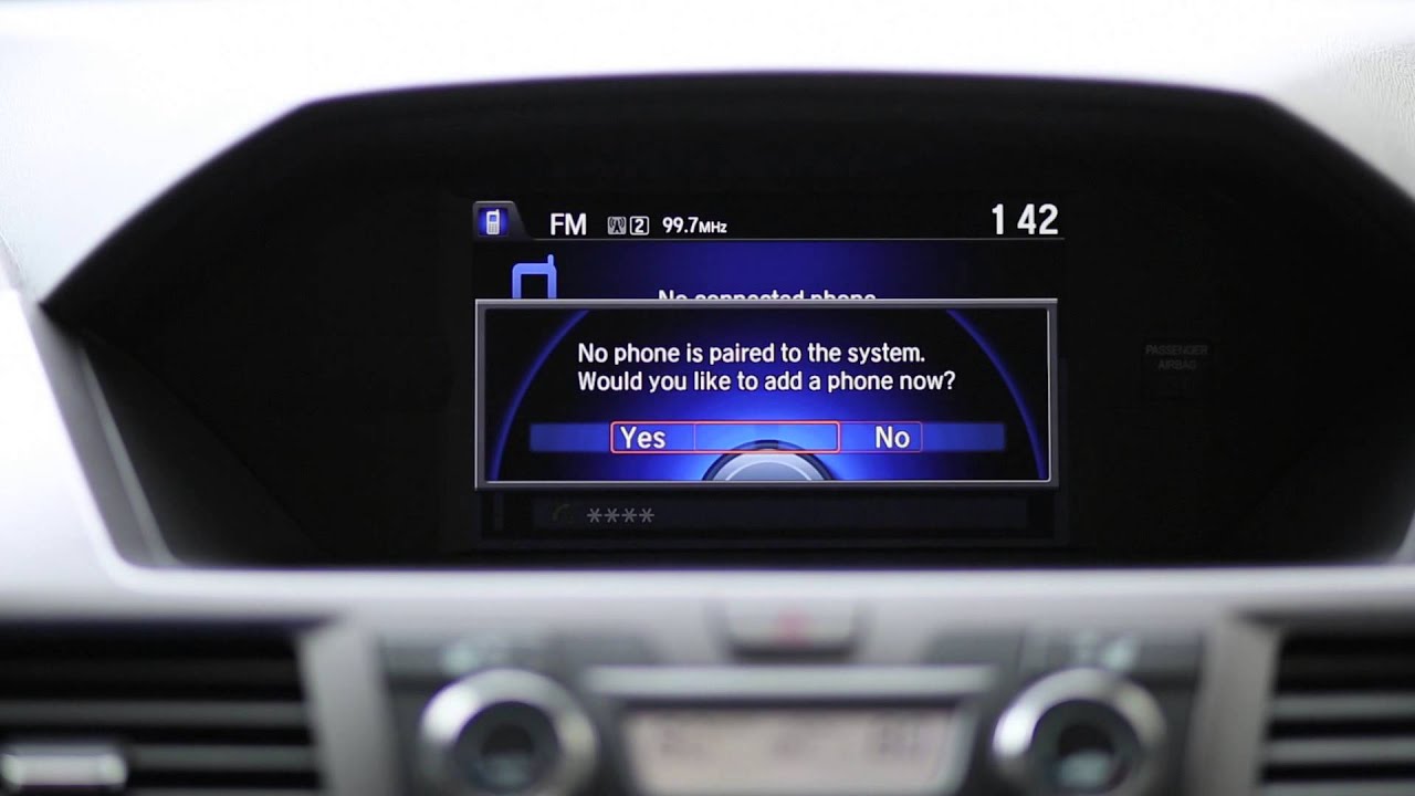 Honda Odyssey Bluetooth