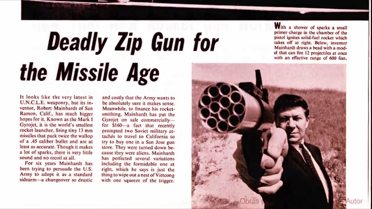GYROJET - The Spinning Rocket Bullet