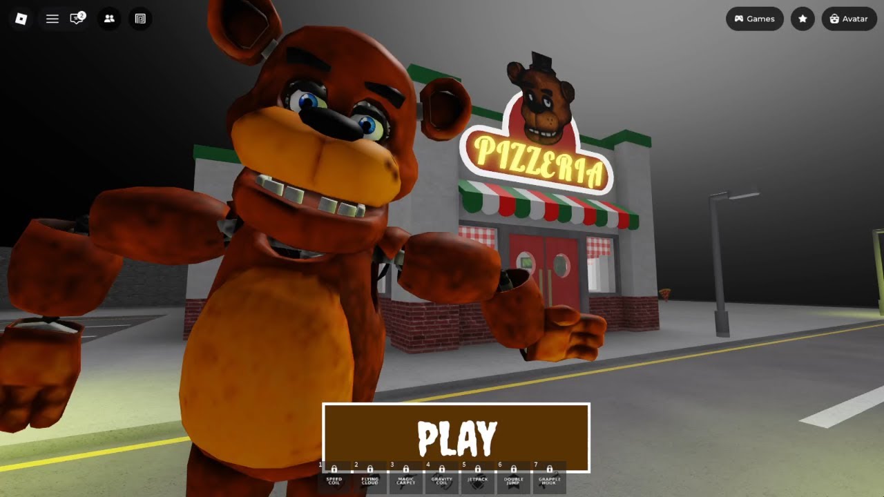 Escape Freddy Pizza's Pizzeria! SCARY OBBY Roblox Gameplay Walkthrough No Death 4K
