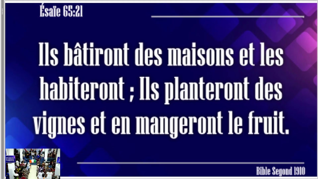 CULTE DE LOUANGE ET D'ADORATION (22/06/2026)