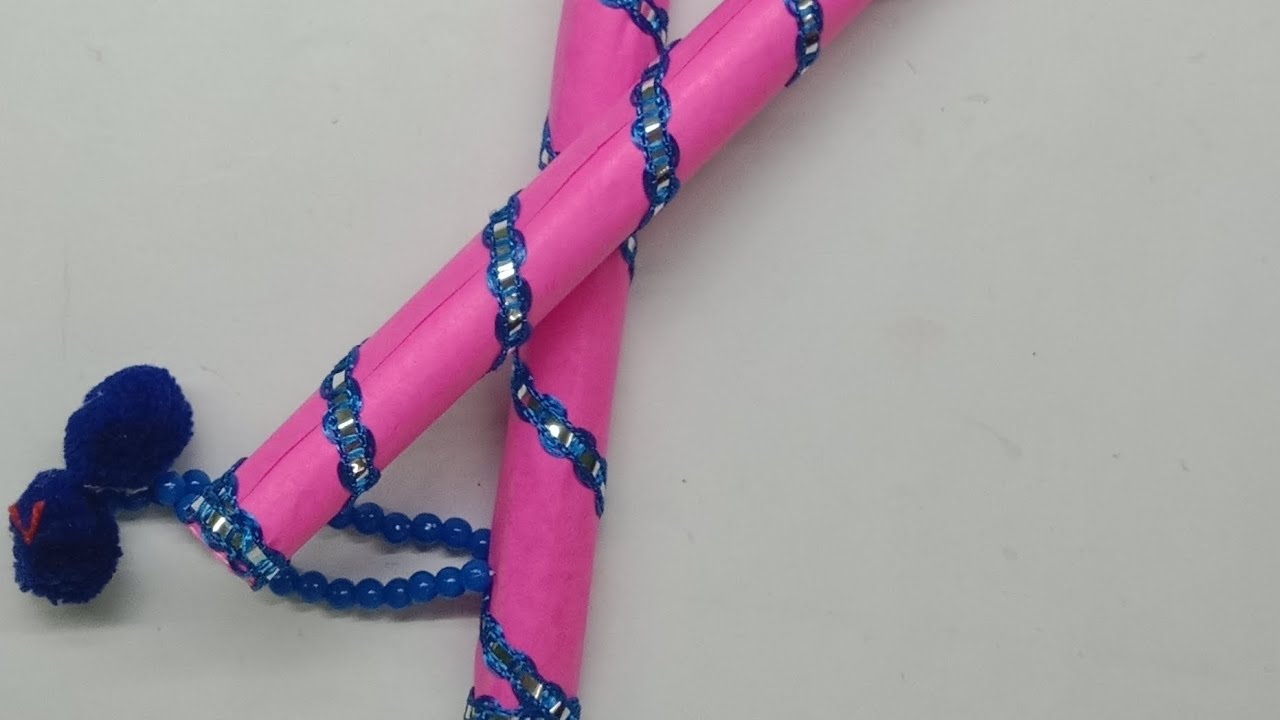 Beutifull dandia caraft #craft #dandia #beutifull #tirending #youtubeshort 