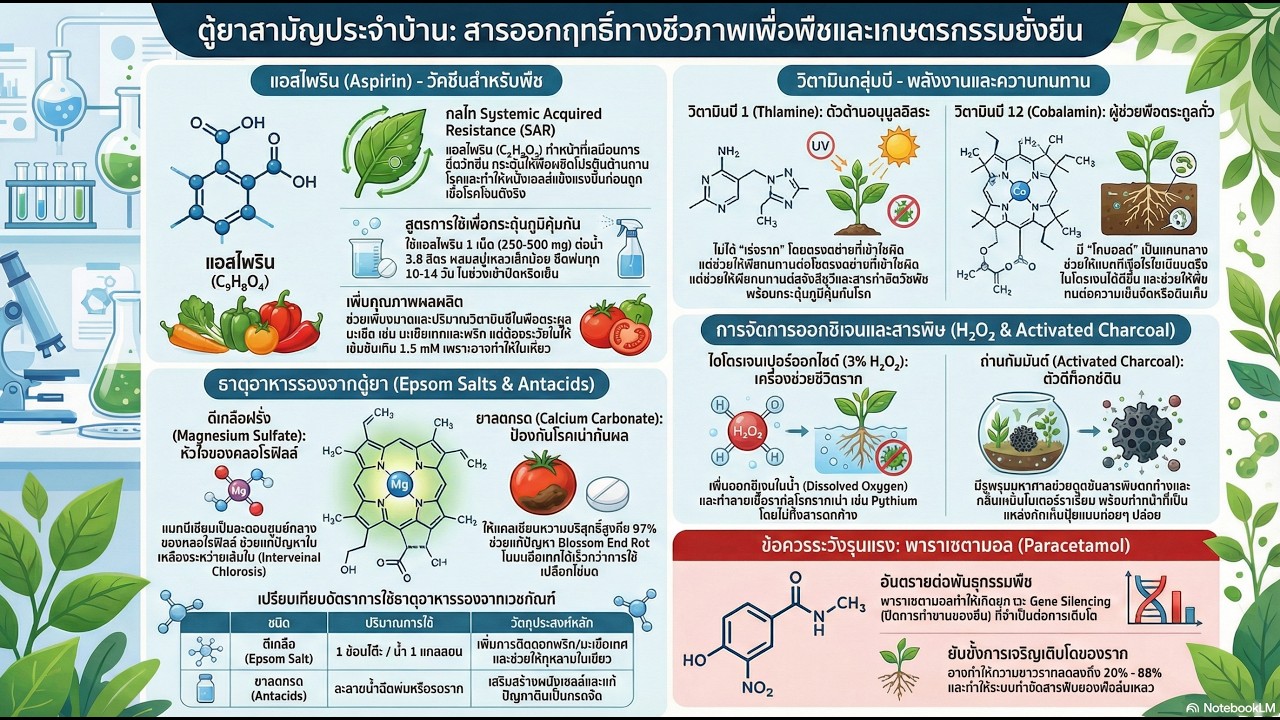 เภสัชกรรมพืช: ยาคนรักษาพืชได้