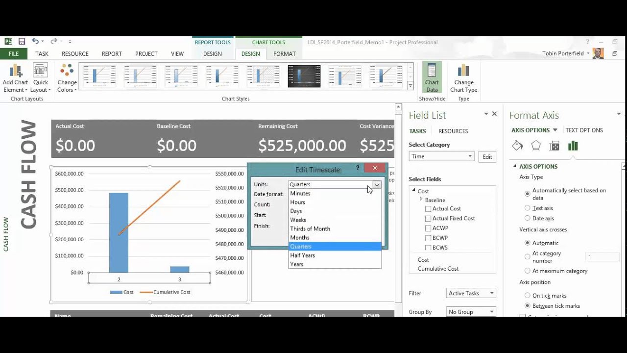 MSP CashFlow Report