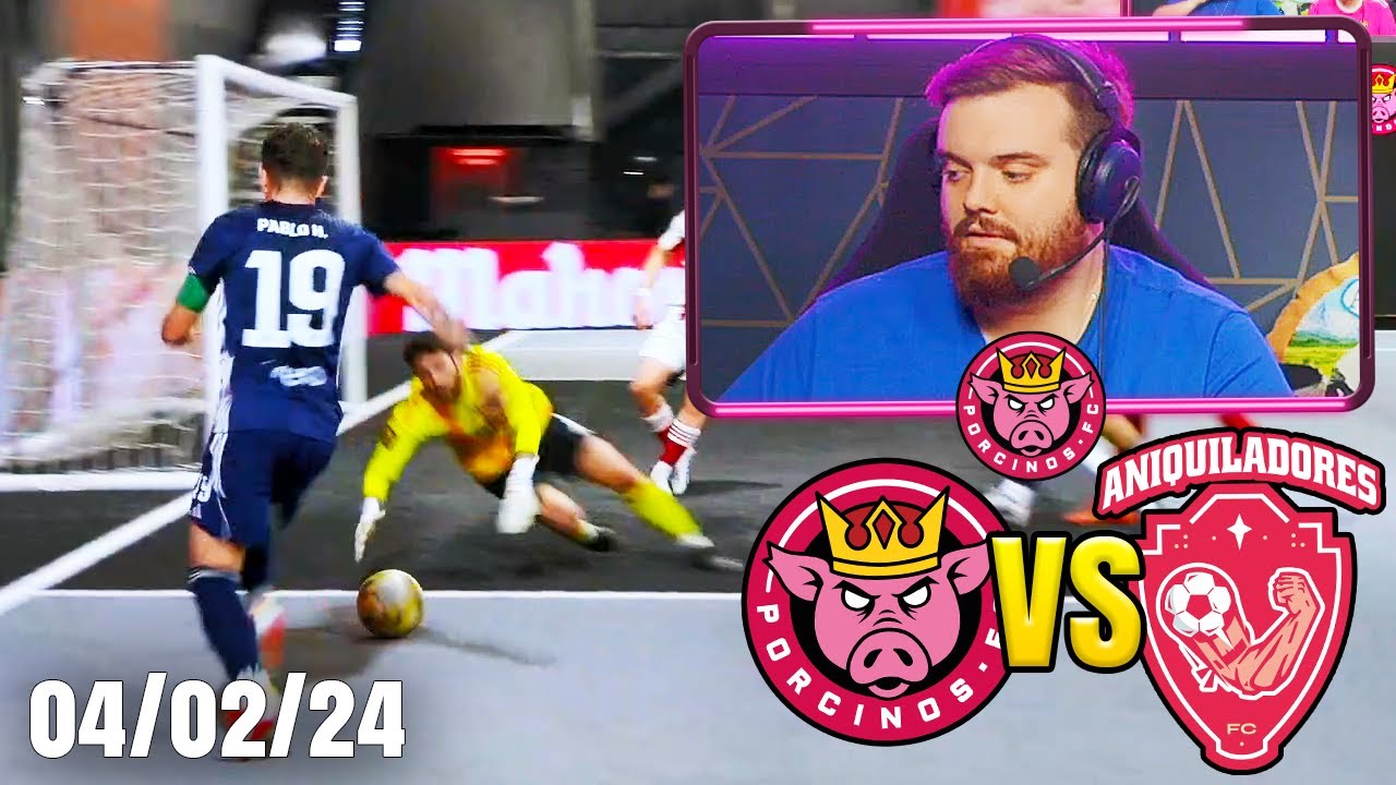 PORCINOS FC vs ANIQUILADORES | DOMINGO DE QUEDARSE EN CASA Y DISFRUTAR