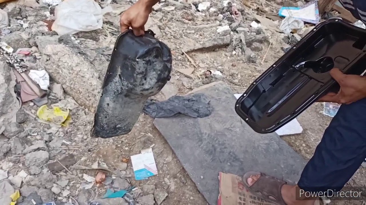 طريقة تغير كرتيرة زيت الموتور للانوس وتنظيف مصفة الزيت وتغير جوان الكرتيره