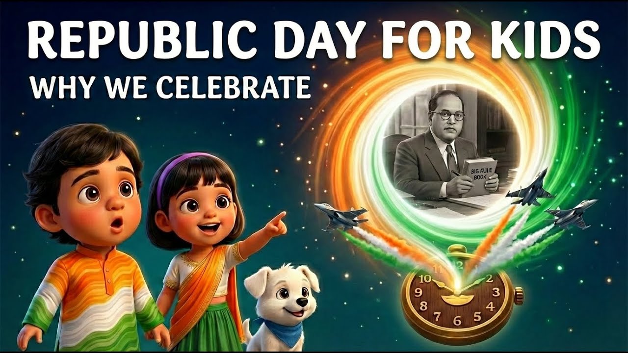 Republic Day for Kids 🇮🇳 | Why We Celebrate Jan 26 | Constitution Story| How We Celebrate| Manutopia