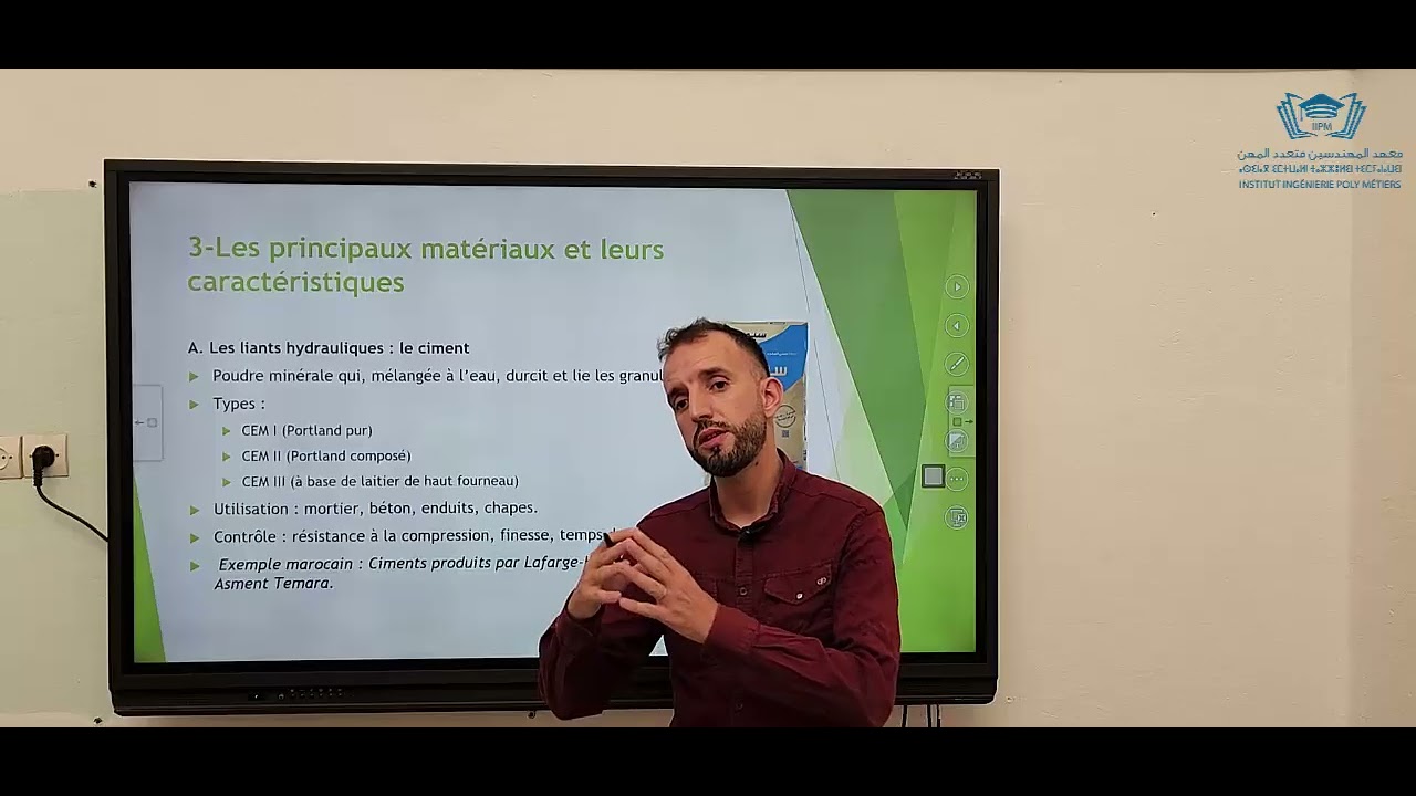M2 Matériaux Matériel et Mode opératoire Filiére Technicien Supérieur en Génie Civil et Energétique