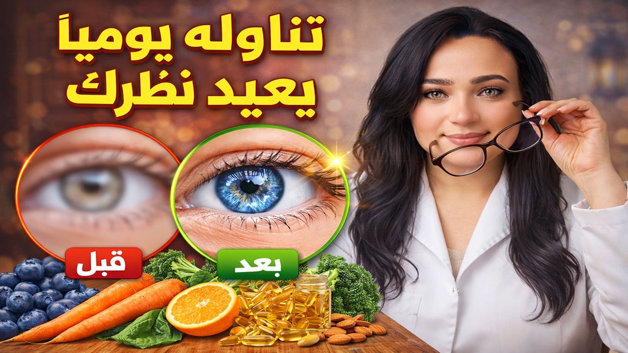 تناوله يوميًا يعيد نظرك من جديد 🔥 الغذاء الأول لتقوية النظر