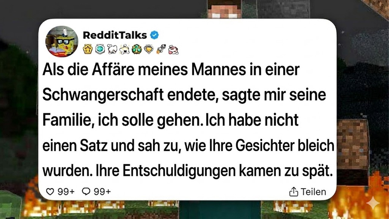 ALS SEINE AFFÄRE SCHWANGER WURDE, WARF MICH SEINE FAMILIE RAUS. ICH STRITT NICHT...
