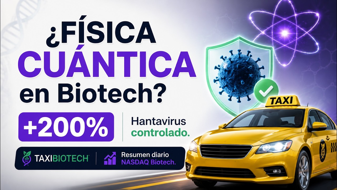 &iquest;F&Iacute;SICA CU&Aacute;NTICA en Biotech? +200%. Hantavirus controlado. Resumen diario NASDAQ Biotech.
