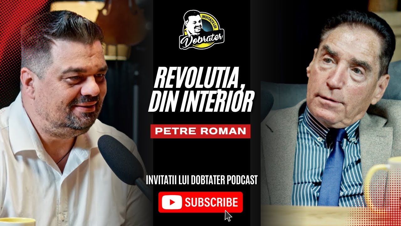 Revoluția văzută din interior cu Petre Roman la Podcastul Invitații lui Dobrater