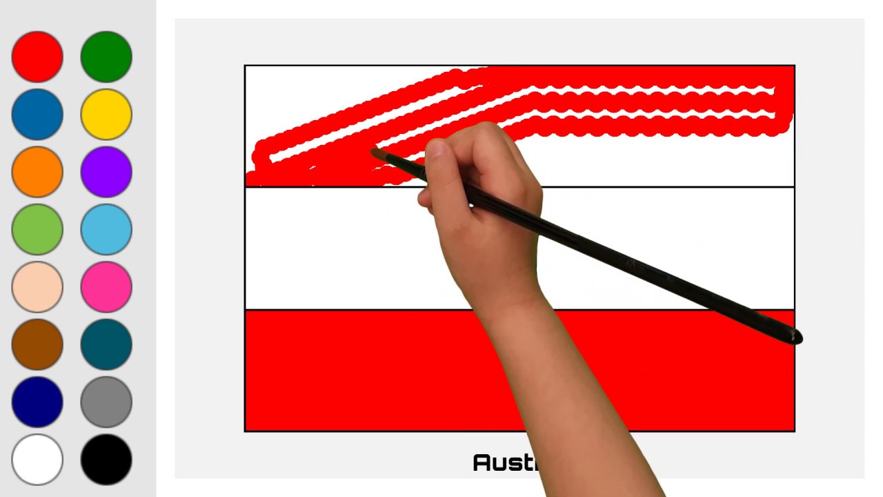 Flag of Austria - Europe