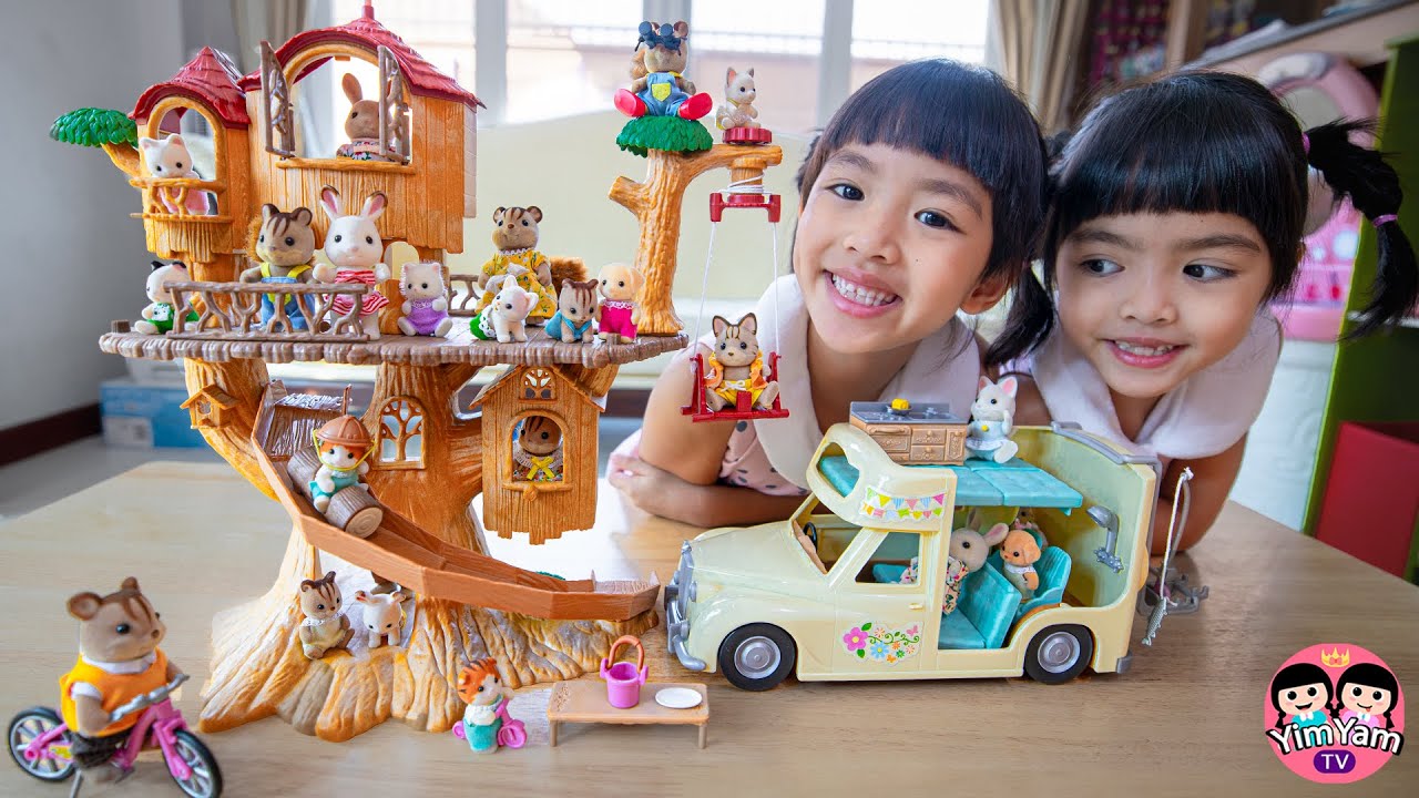 หนูยิ้มหนูแย้ม | เล่นบ้านต้นไม้กับรถปิกนิค