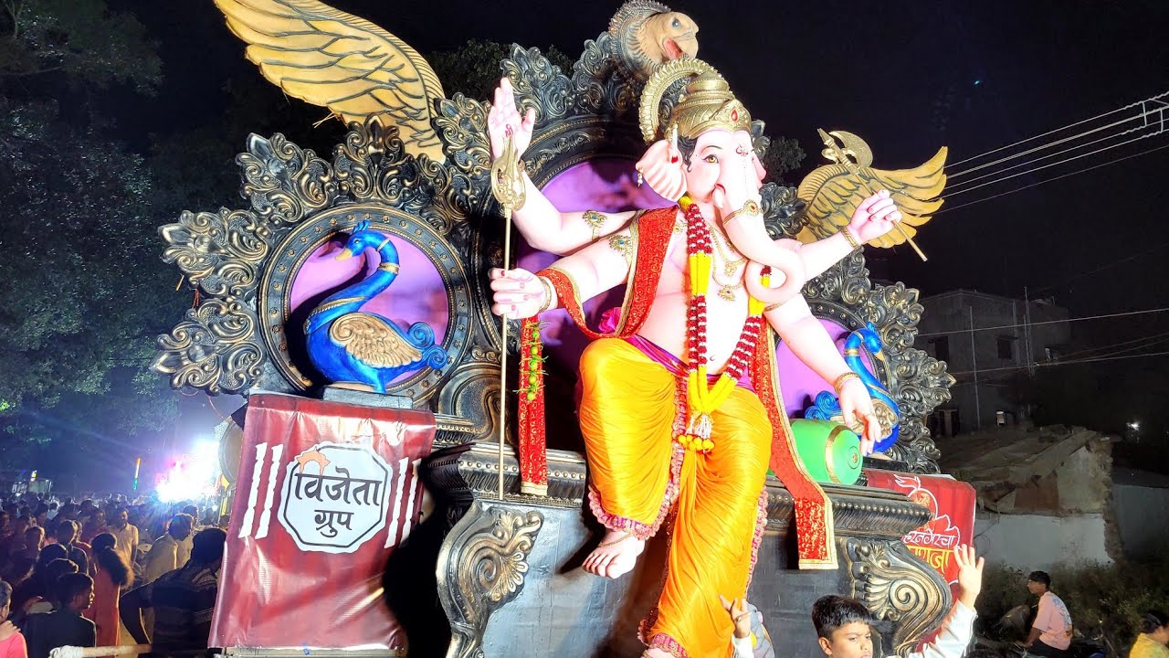 Ichalkaranji Ganesha Visarjan Procession 2025 |Maharashtra @SuchithraANitte #ichalkaranji