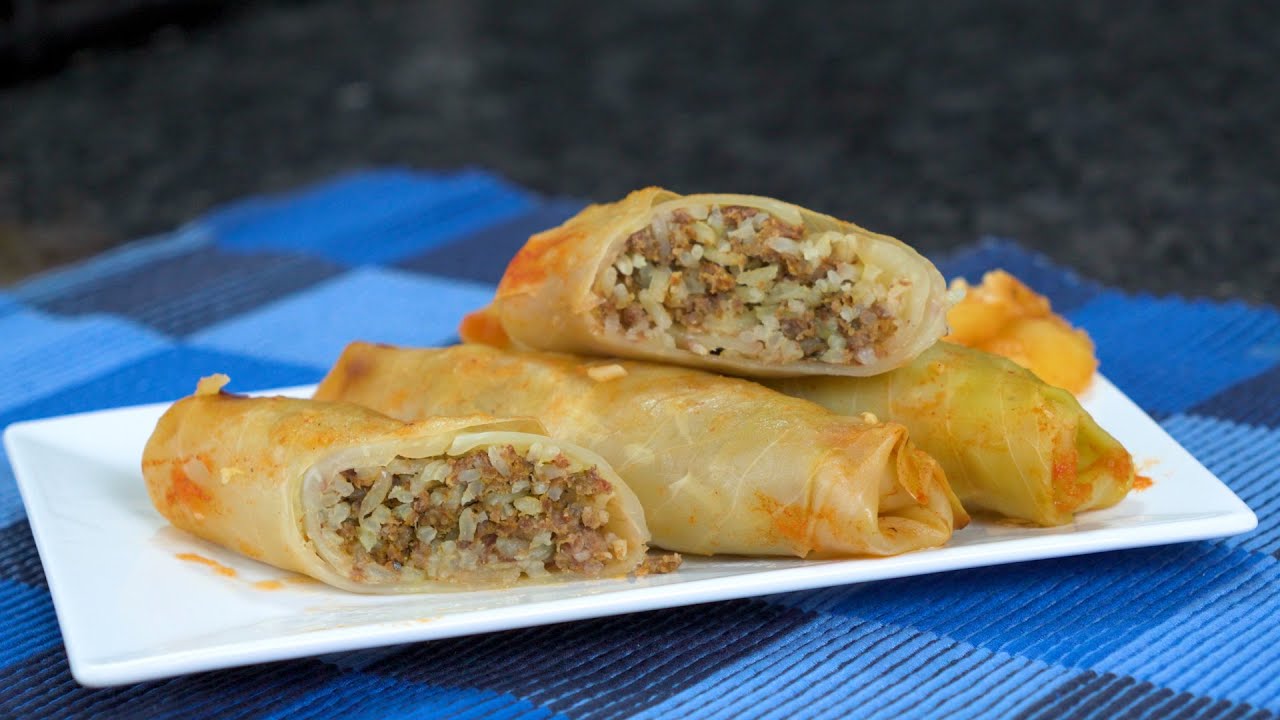ROLLITOS DE REPOLLO/recetas para toda ocasión