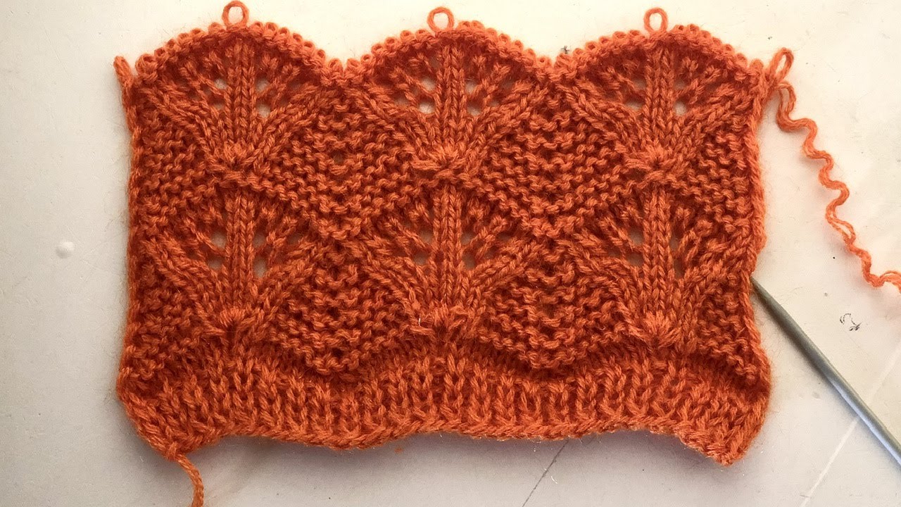 Pretty lace knitting pattern 🧡🌸for ladies cardigan 🧡🌸