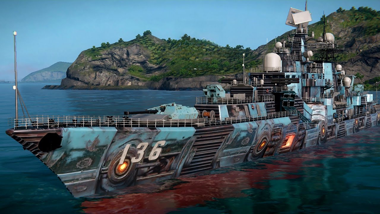 Modern Warships: Cn Type 956E Hangzhou Destroyer In Action Online Gameplay 