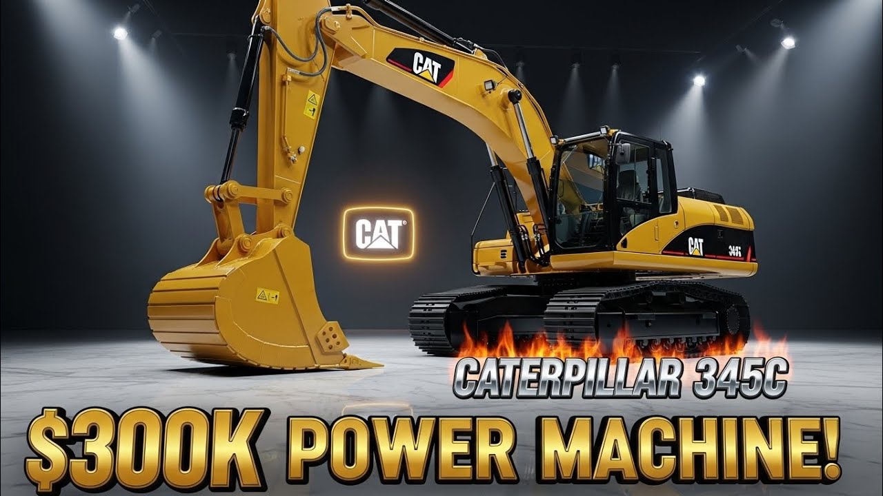 Caterpillar 345C Excavator | $300K Power Machine in Action