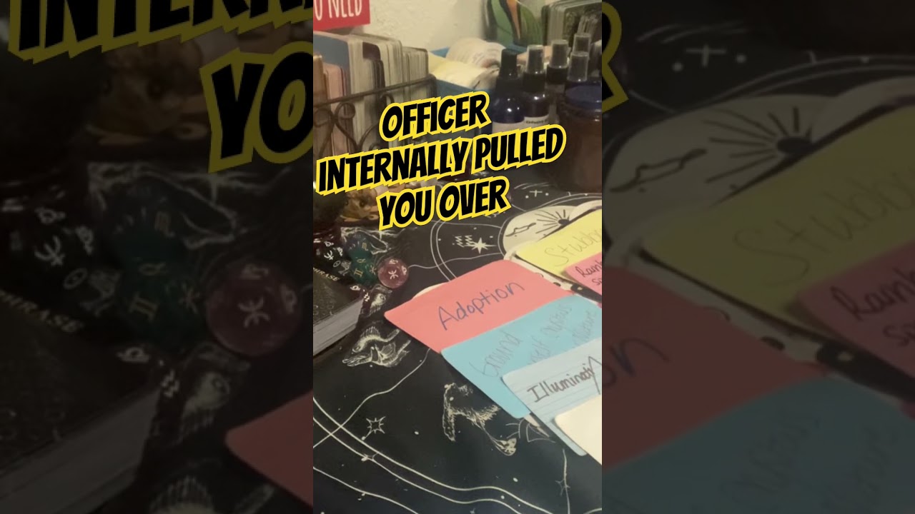 OFFICER 👮 INTENTIONALLY TRIED TO PULL YOU🫵OVER 😈 #tarot #tarotreading #youtubeshorts #shorts