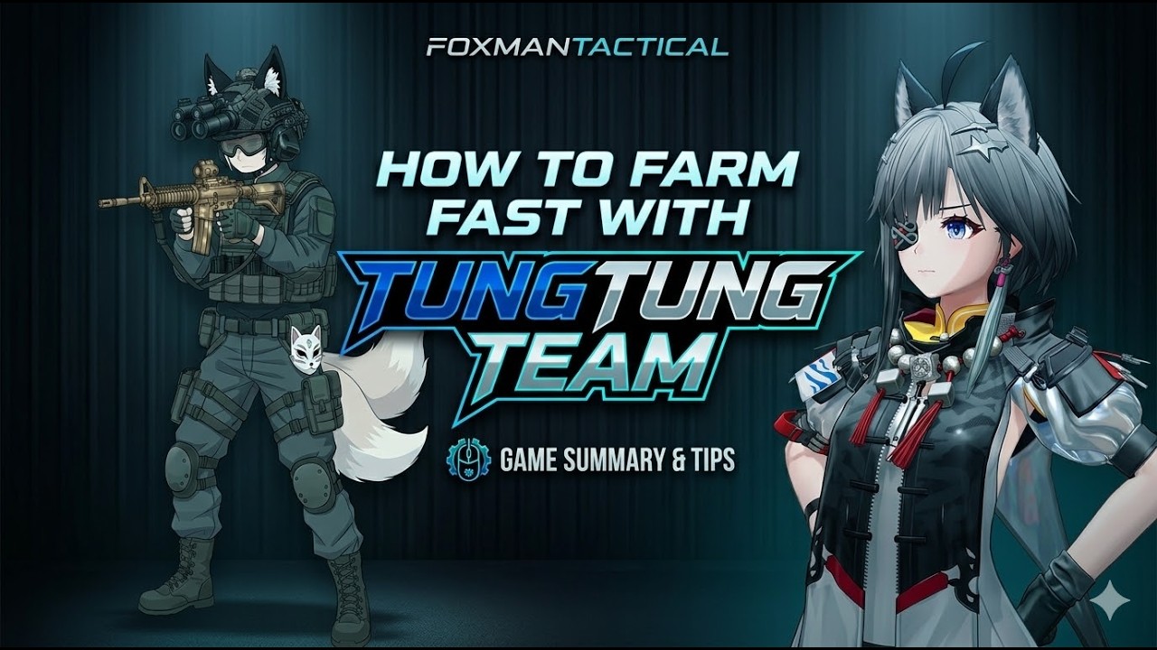 Arknight Endfiel how to farm fast with Tungtung Team