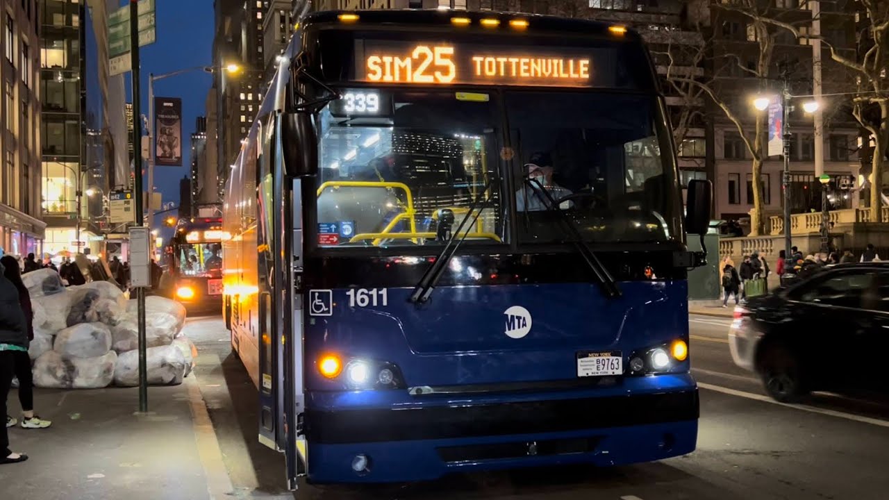 MTA: 2022 Prevost Car X3-45 Motor Express Coach [1610]/[1611] SIM25 buses