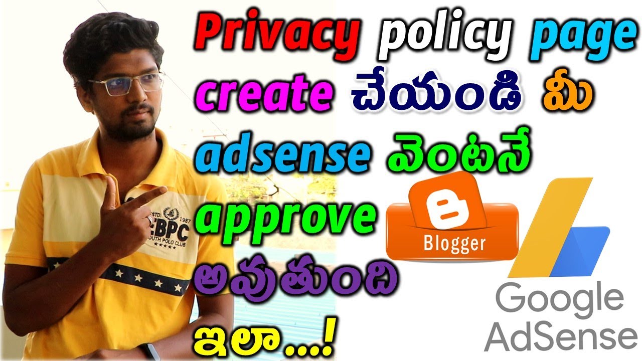 How To Create Privacy Policy In Telugu | Full Blogger Tutorials In Telugu | Prawin Tech