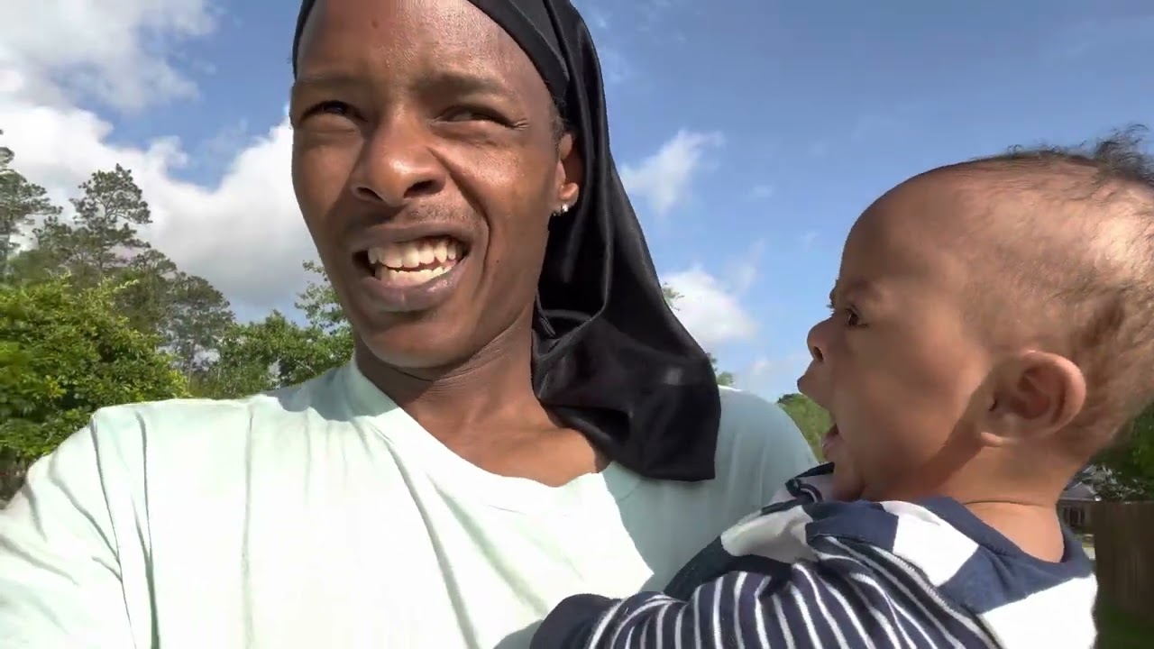 Walking To The Bus Stop