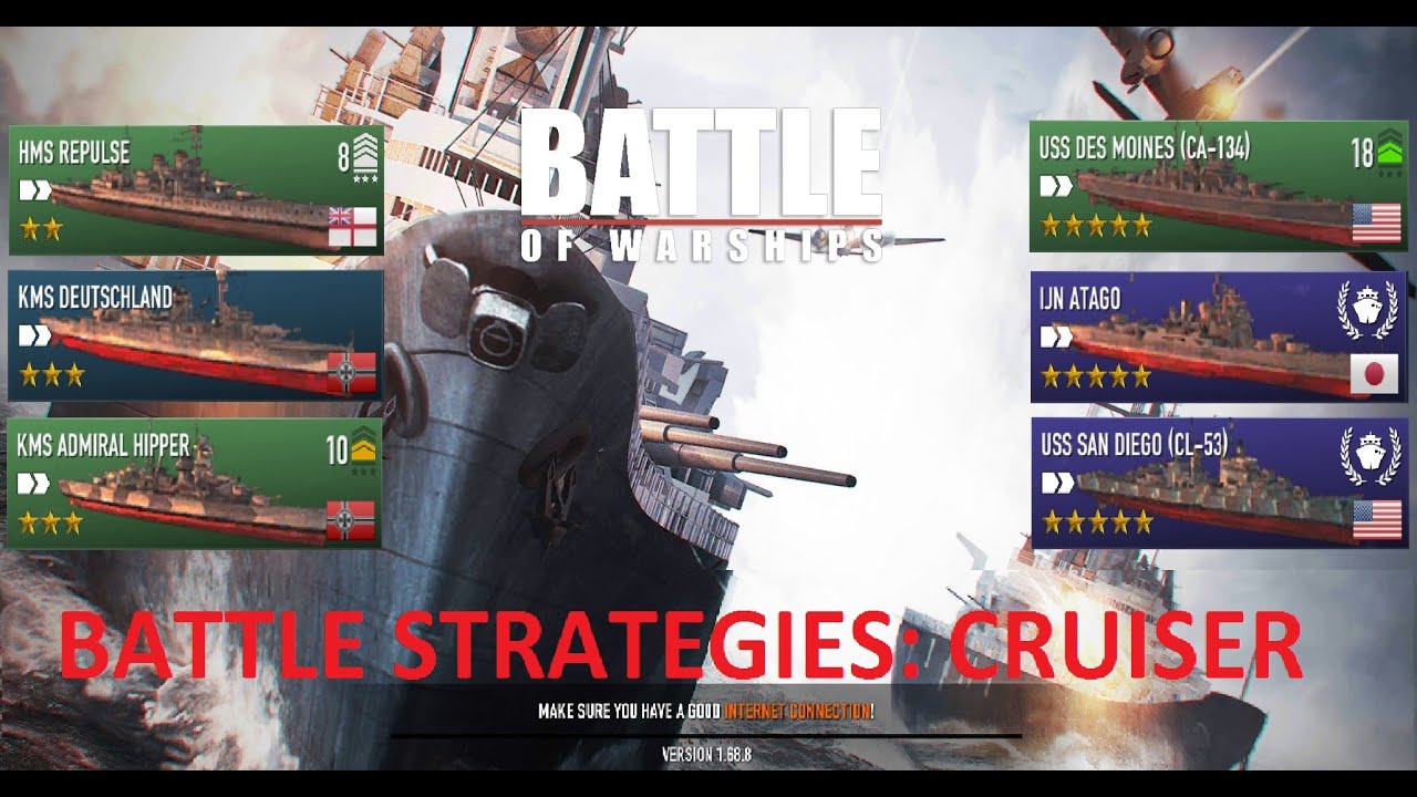 My strategy for Cruiser- Battle Of Warships