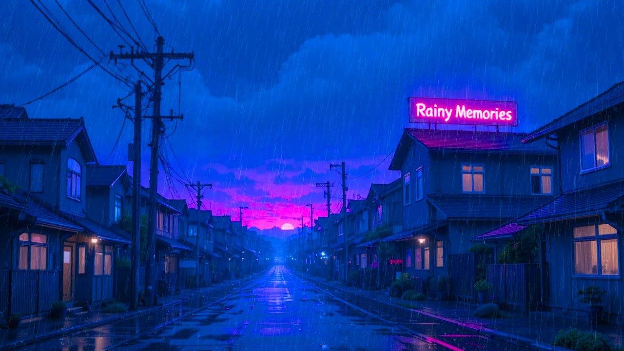 Rainy Memories 🌧️ Nostalgic Lofi Beats to Relax & Study