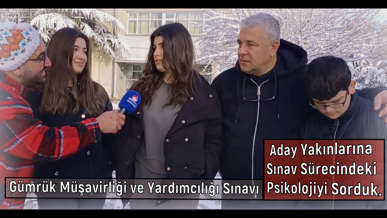 Kapıda bekleyen aday yakınlarına sınav sürecini ve psikolojilerini sorduk. ( 3 Hak Haksızlıktır.)