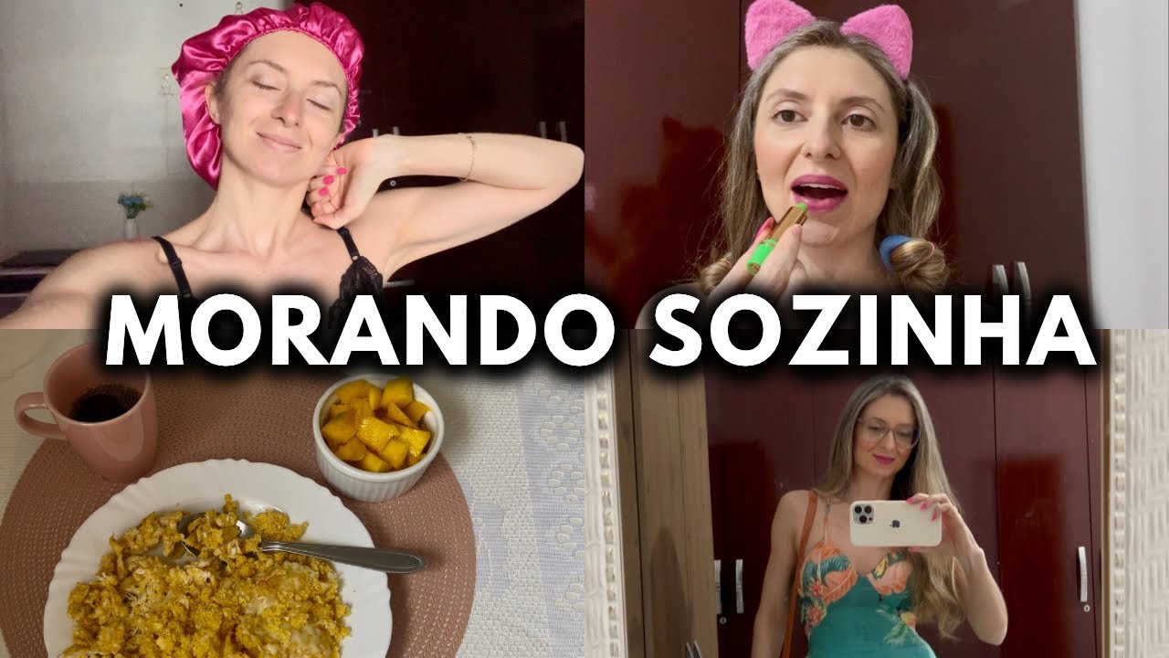 Vlog morando sozinha : trabalho de home office, alimentação saudável e comprinhas