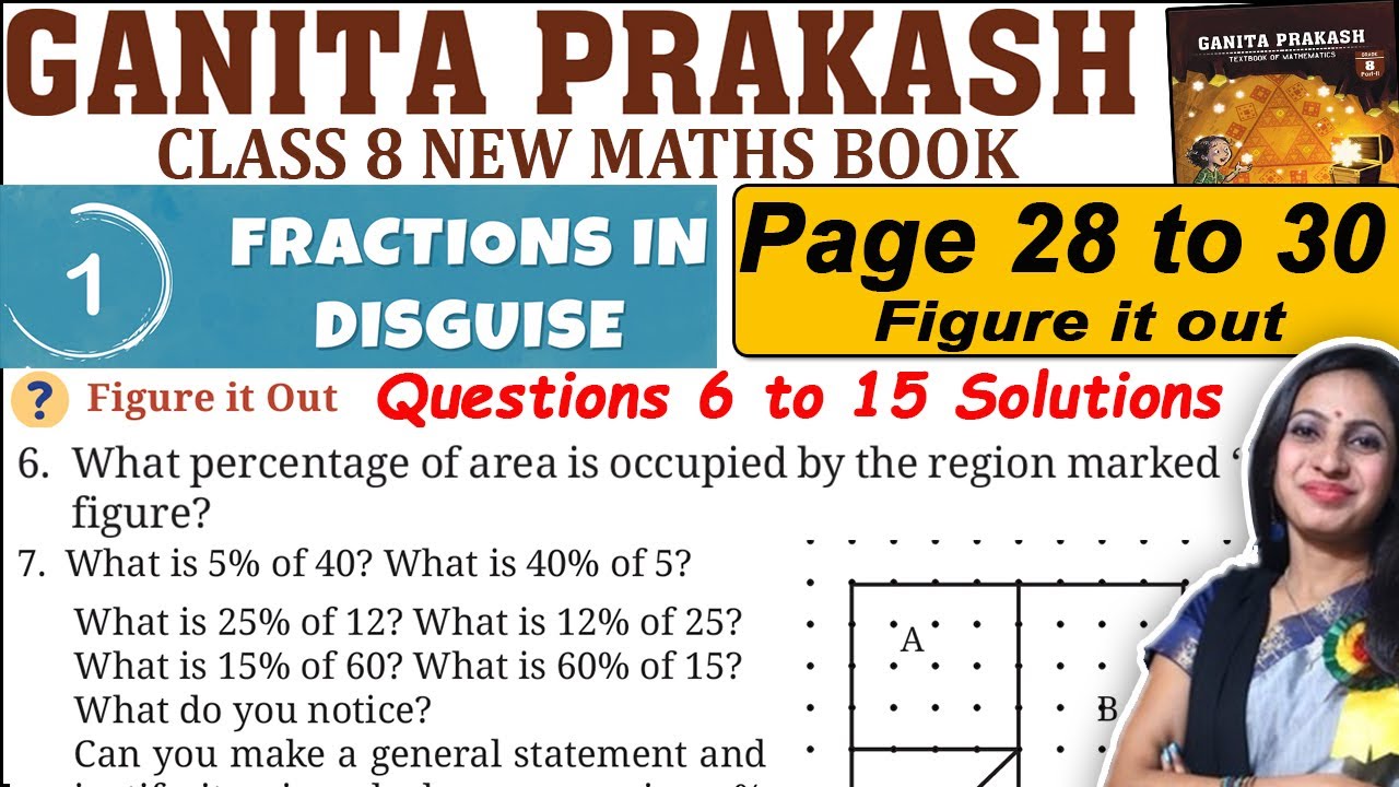 Class 8 Maths Ganita Prakash Part 2 | Chapter 1 Fractions in disguise | Page 28 Ques 6 -15 Solution