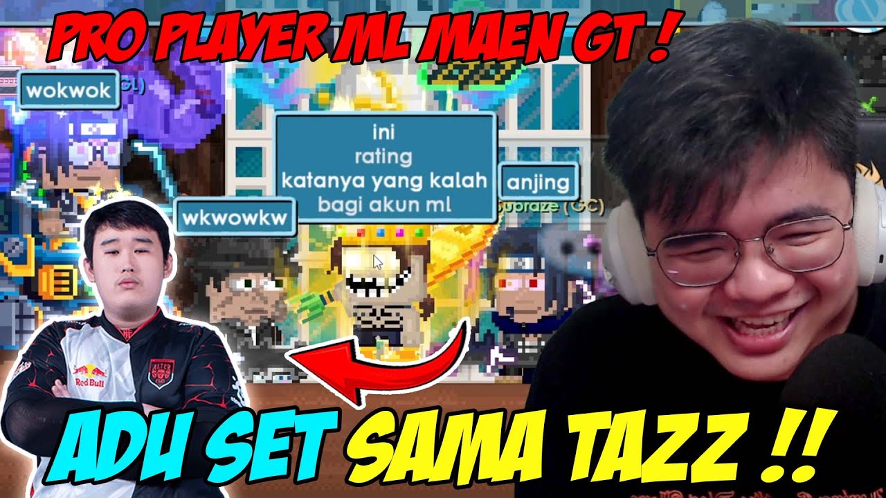 SET UCHIA X SEBLAK ?! SET CHALLENGE LAWAN JUARA 1 IESF MOBILE LEGEND ! - Growtopia Indonesia