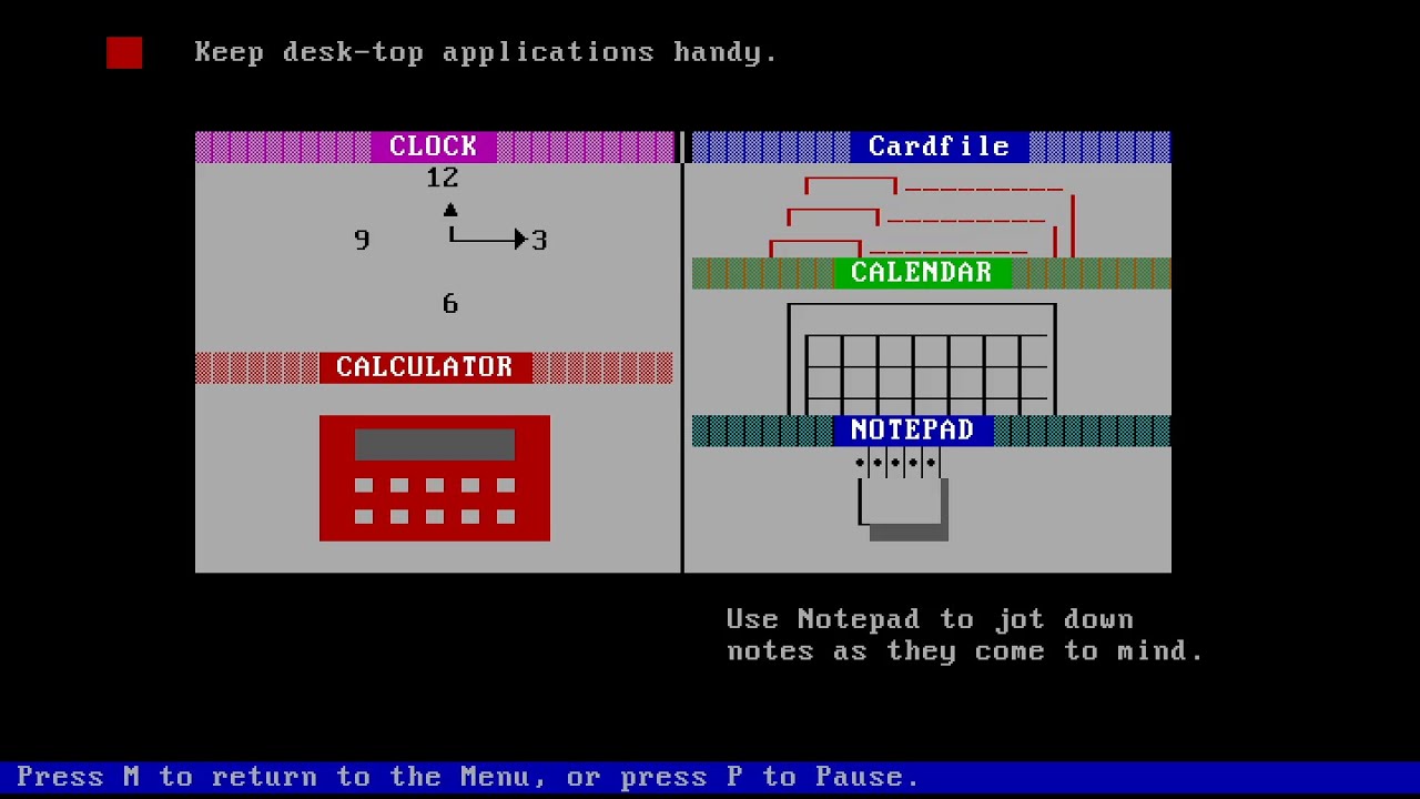 The DOS Sampler: Microsoft Windows Demo - 1986/08