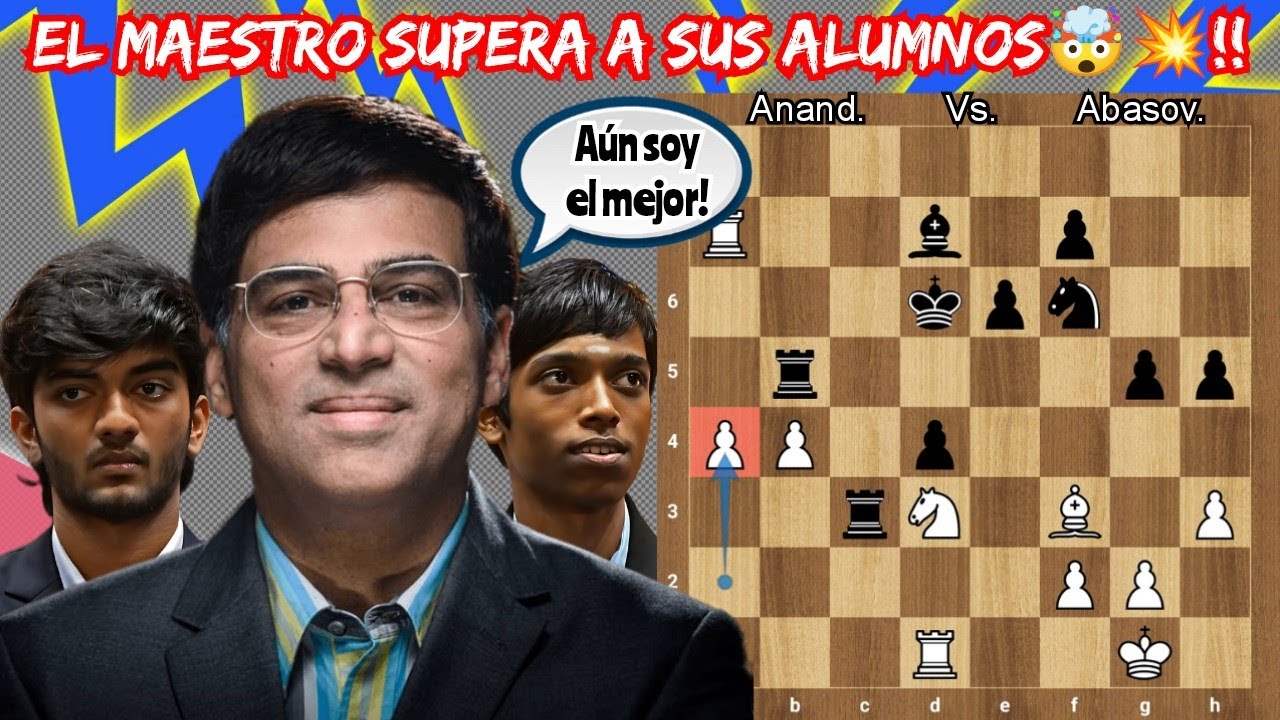 LA LEYENDA VUELVE AL TOP 10 MUNDIAL Y ES EL NUMERO 1 DE SU PAÍS 🤯💥! | Anand vs Abasov | (Bundesliga)