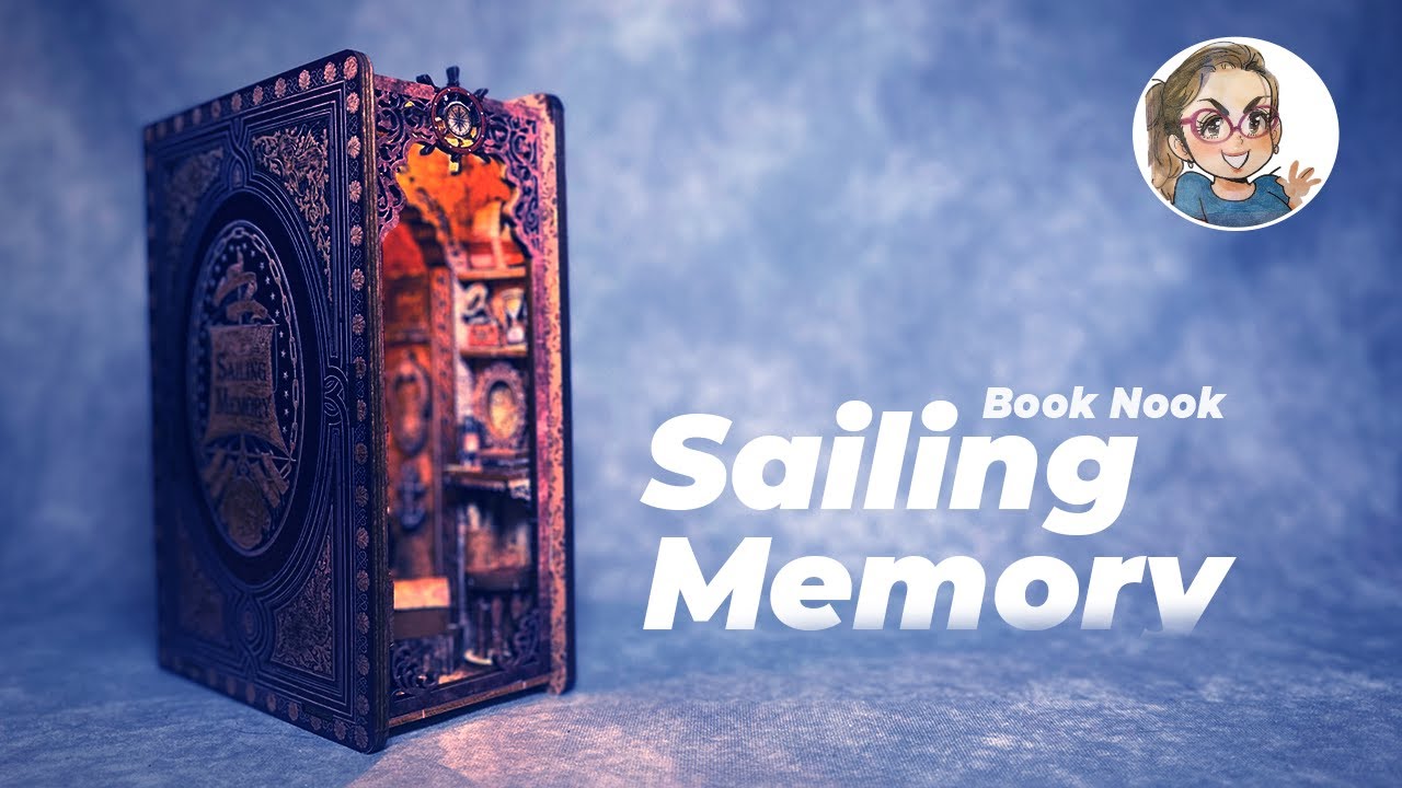 Crafting the Ocean's Tale: Building a Sailing Memory Booknook | Book nook by Cutebee