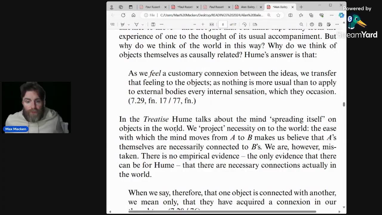 THE IDEA OF NECESSARY CONNECTION