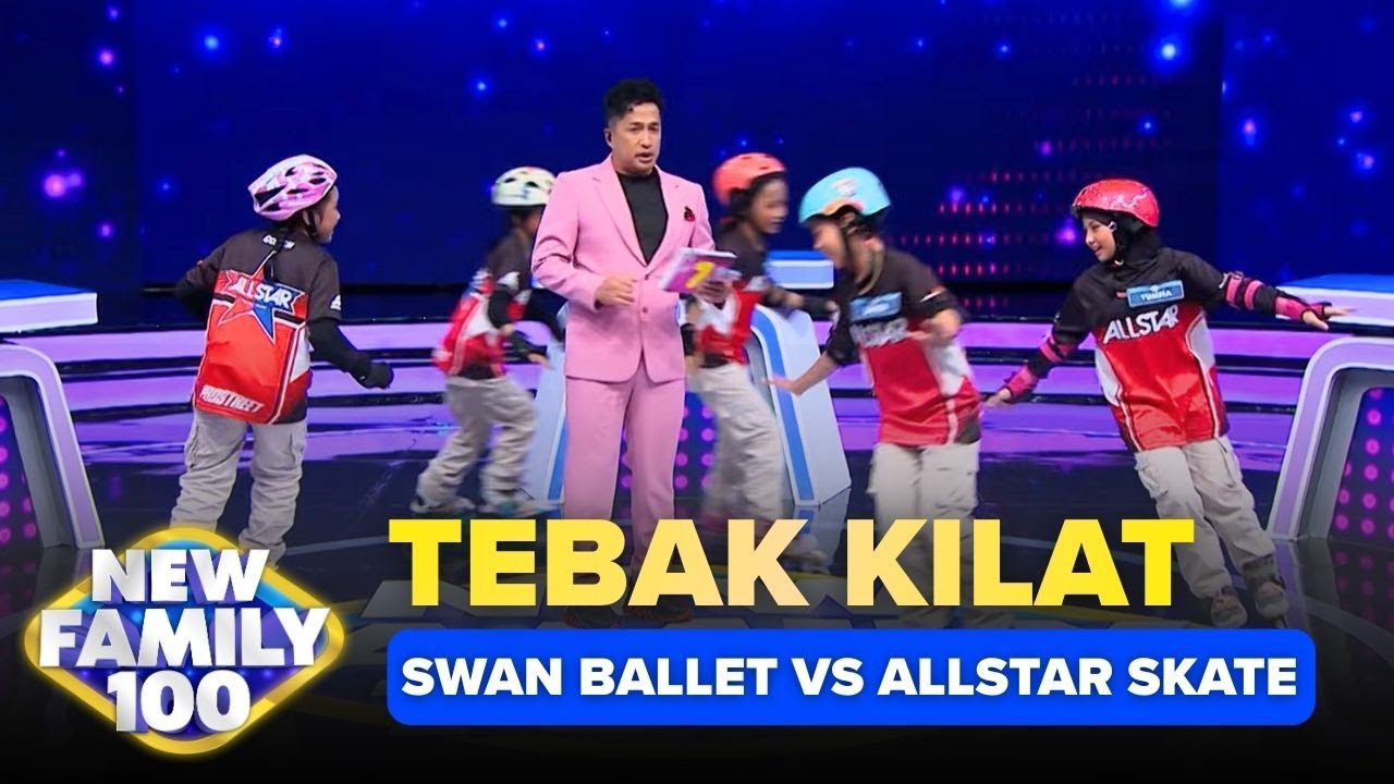 Seru!! Swan Ballet VS Allstar Inline Skate Kumpulkan Uang di Tebak Kilat (1/4) - New Family 100