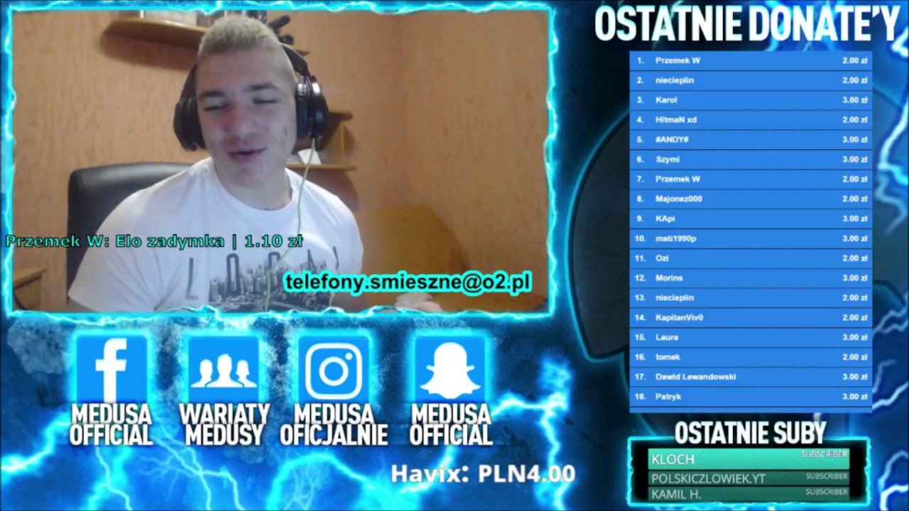 #Livestream Medusa 01.02.2017 Mega akcje - musisz to zobaczyć!