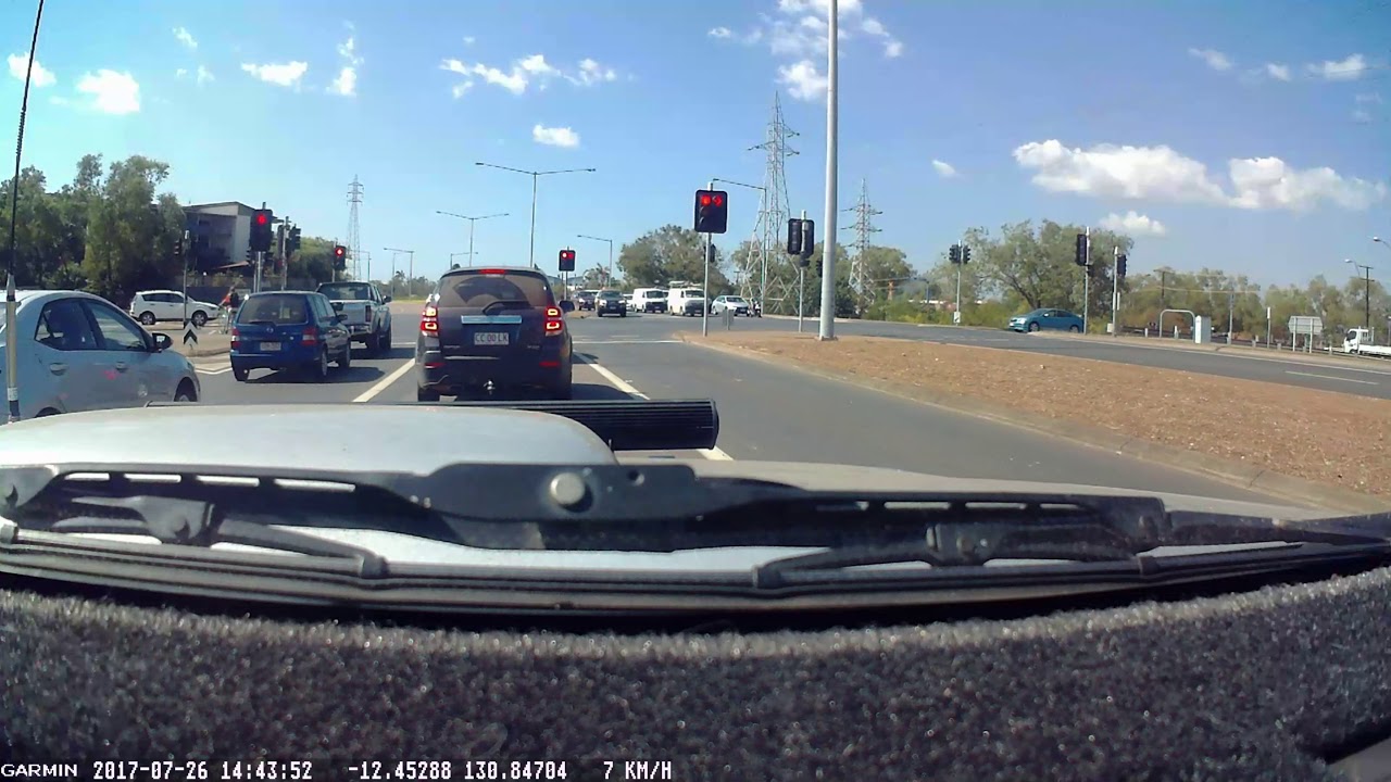 2017 Dash Cam driving in Darwin