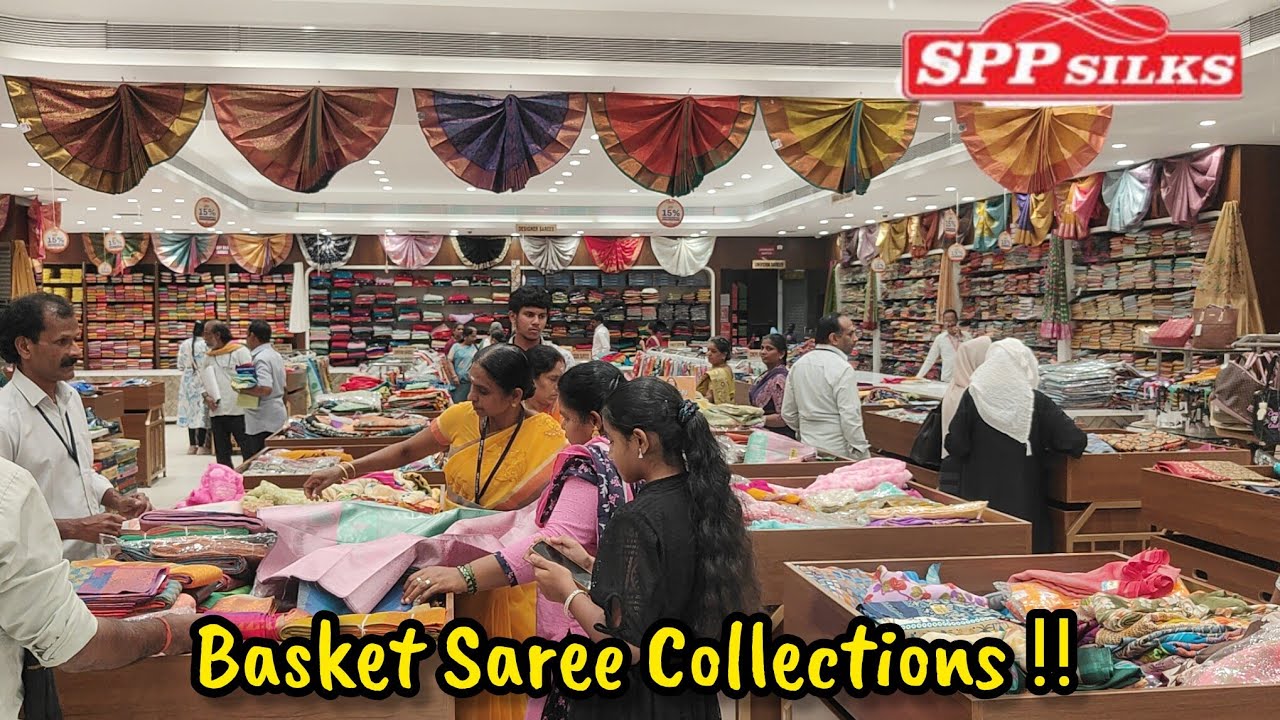 Basket Saree Collections ‼️ SPP SILKS Coimbatore #basketsarees #sppsilkscoimbatore #sarees 