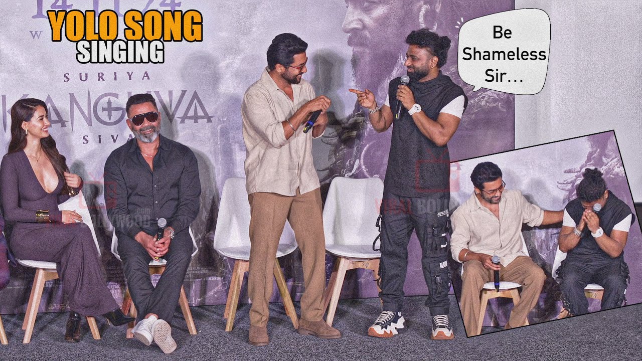 We Should be Shameless - Surya and DSP Singing YOLO Song LIVE from Kanguva Movie