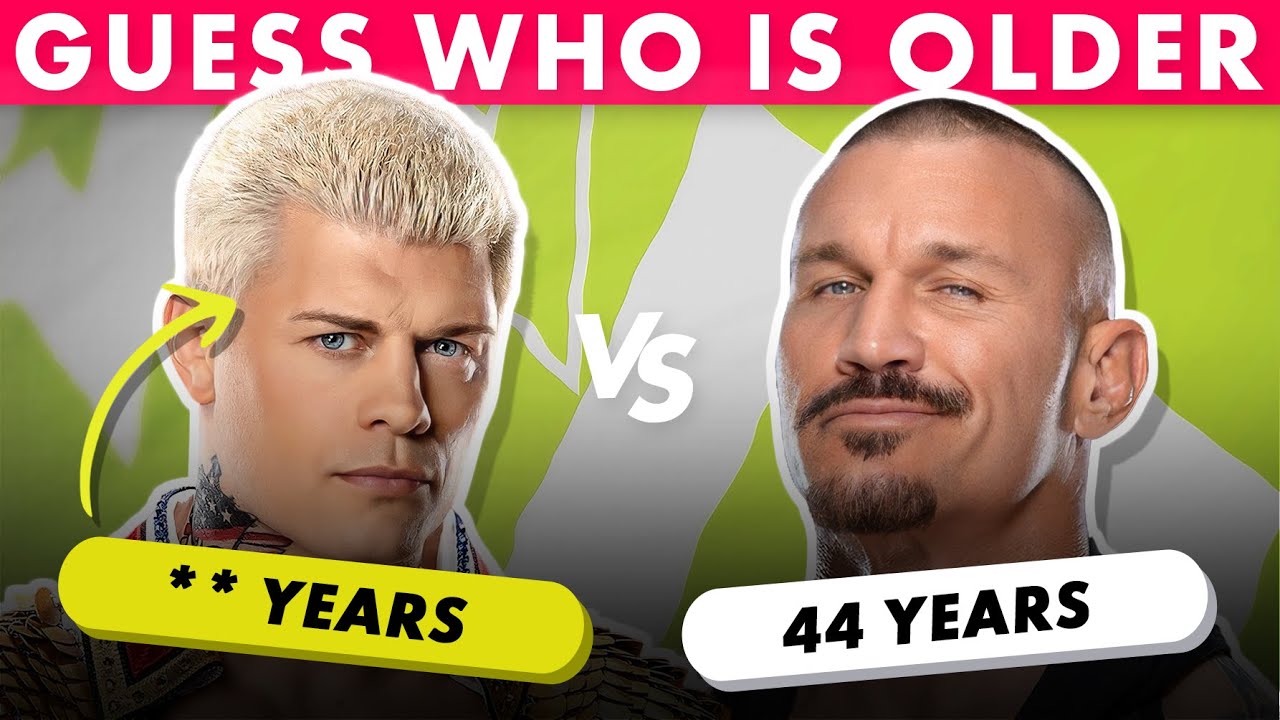 ВЫ НЕ ПОВЕРИТЕ ИХ ВОЗРАСТУ! 😲 УГАДАЙТЕ, КТО ИЗ ЗВЕЗД WWE САМЫЙ ПОЖИЛОЙ! 👴 ВИКТОРИНА ПО WWE 👀