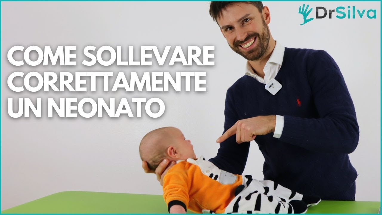 COME SOLLEVARE un NEONATO e COME PRENDERLO IN BRACCIO - VIDEO TUTORIAL