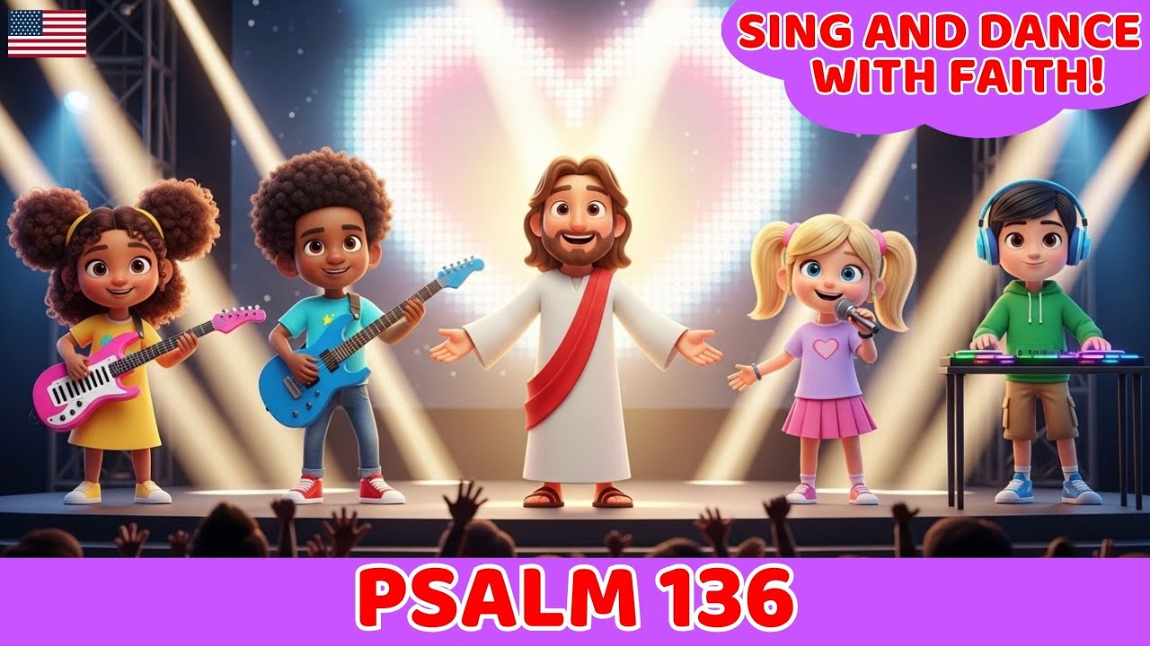 God Is Good All the Time | Psalm 136 for Kids | Fun Christian Kids Song