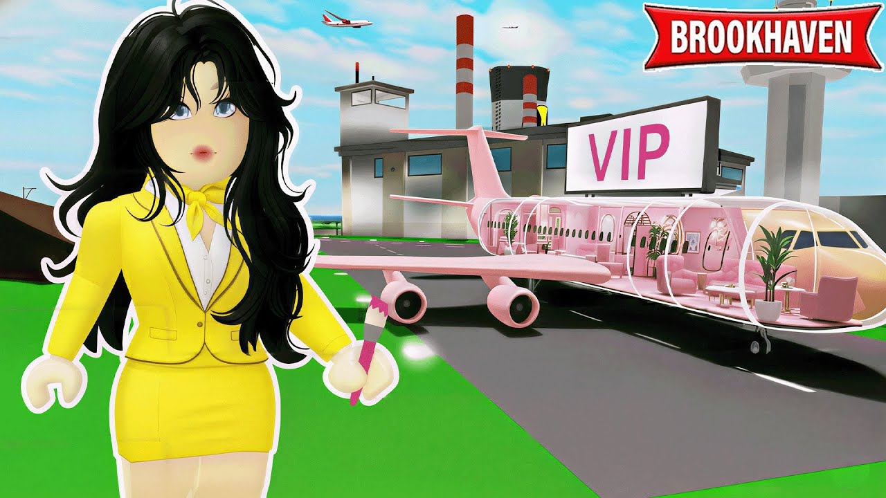 JE DÉCORE UN AVION VIP SUR BROOKHAVEN ROBLOX !