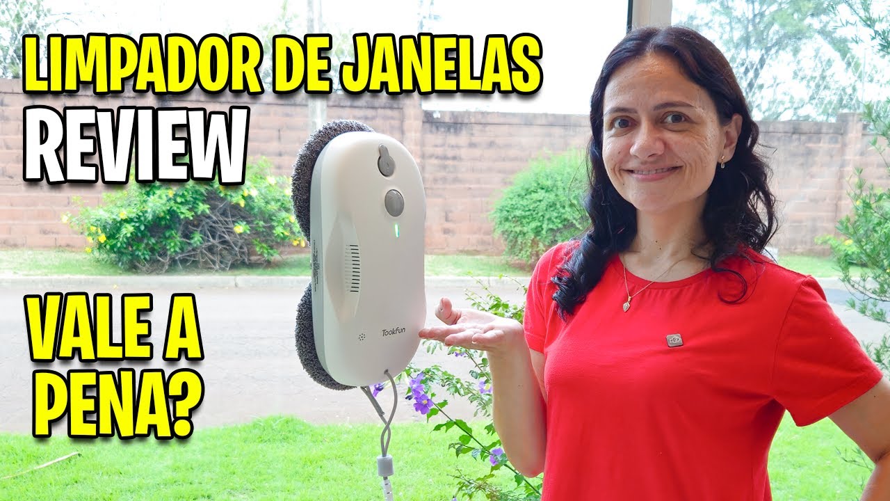 Como Limpar Vidros Sem Esforço? Review Completo da Limpadora de Janelas TookFun CW1