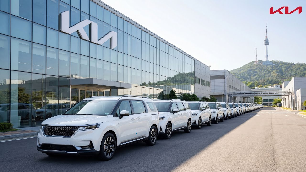 Inside the Kia Carnival Factory | How Korea Builds Luxury Family MPVs