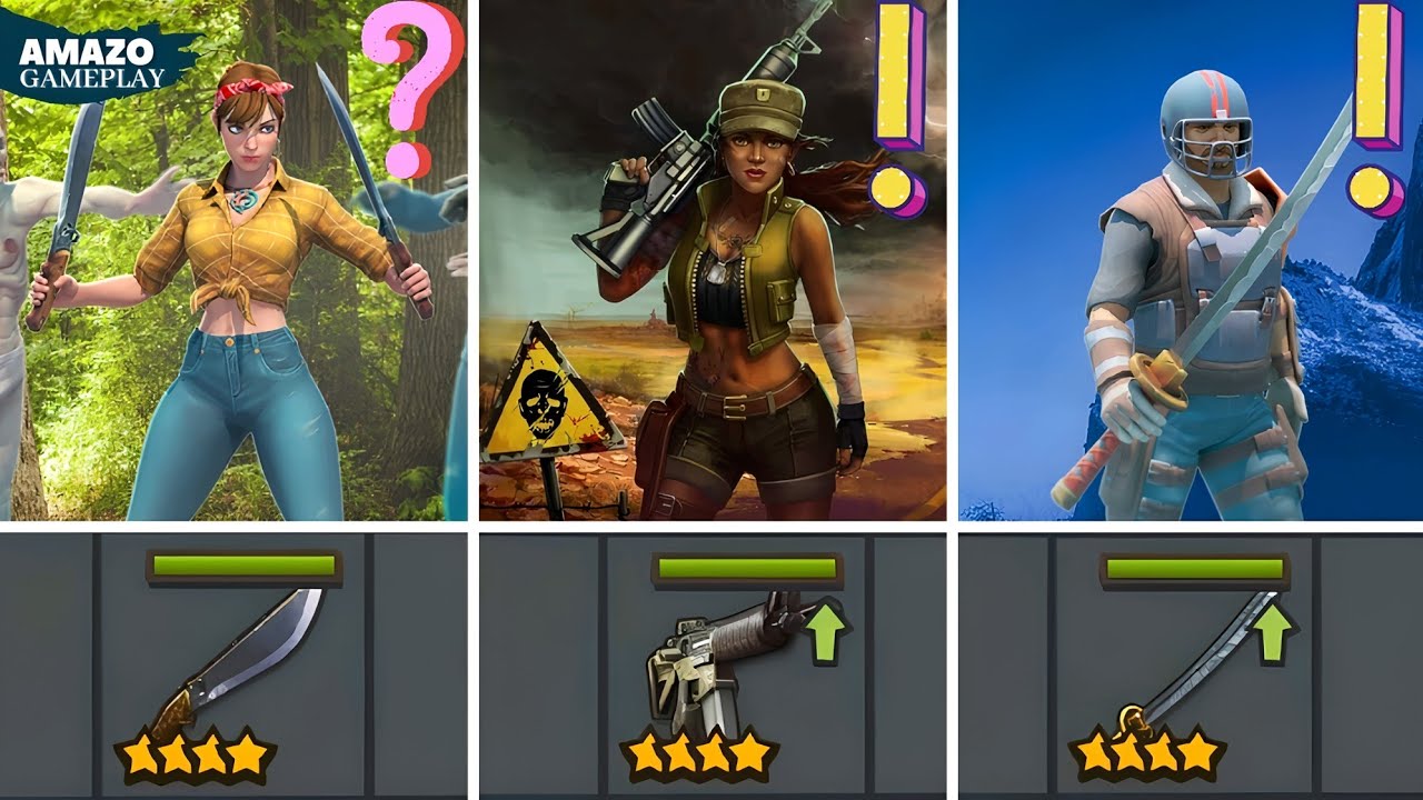 APRENDA COMO FAZER ARMAS E ROUPAS 4 ESTRELAS NO DAYS AFTER SOBREVIVÊNCIA ZUMBI